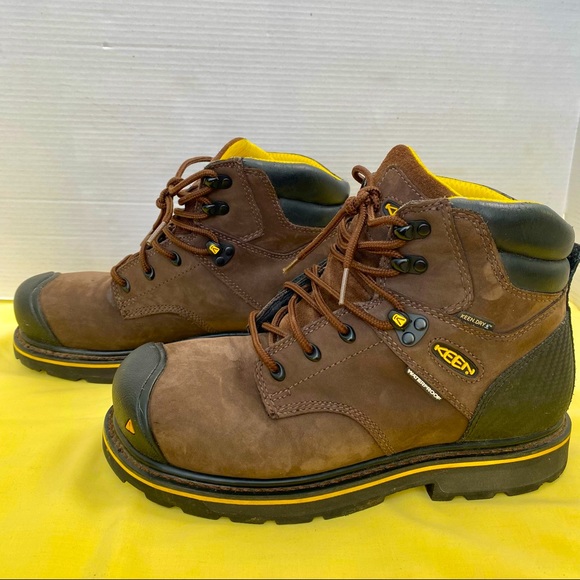 KEEN Utility Tacoma Men's 6" steel Safety Toe Waterproof Work Boot Size 8 - Picture 7 of 8